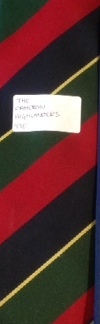 The Queens Own Cameron Highlanders Regimental Tie